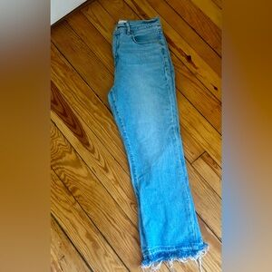 LOFT Light Wash Straight-Leg Jeans